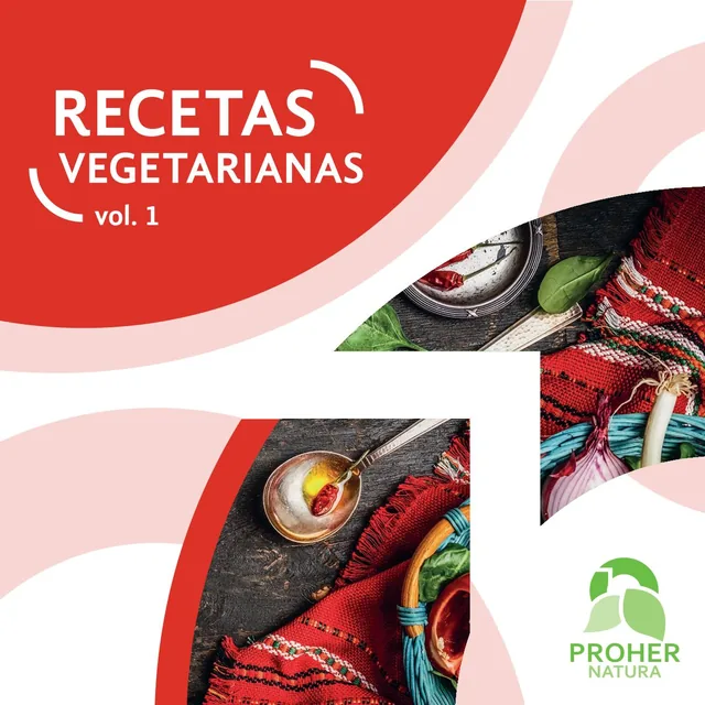 Portada del libro Recetas vegetarianas de Proher Natura